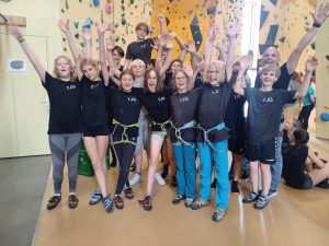 Die Klettergruppe hat Grund zur Freude!