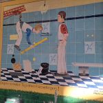 Kunst im AZ Bau - wenn der Fliesenleger an der falschen Ecke beginnt